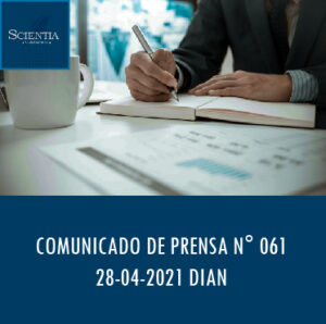 Comunicado de Prensa 061 – COMUNICADO DE PRENSA DIAN.