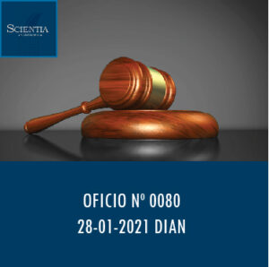 DIAN oficio 0080 – EXCLUSIÓN DEL IMPUESTO SOBRE LAS VENTAS DEL NUMERAL 7 DEL ARTÍCULO 424 DEL ESTATUTO TRIBUTARIO.