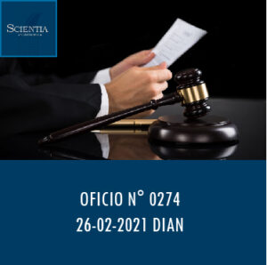 DIAN oficio 0274 – COSTO FISCAL DE LAS INVERSIONES.