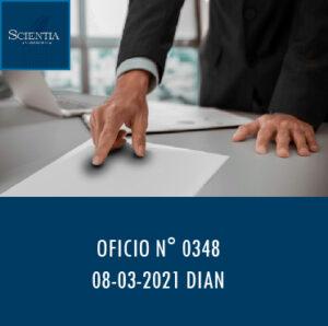 DIAN oficio 0348 – PROCEDIMIENTO SANCIONATORIO ADUANERO.