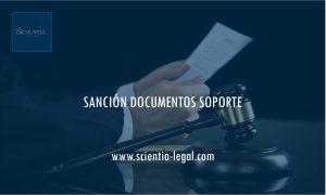 SANCIÓN DOCUMENTOS SOPORTE